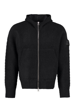 Shadow Project - Hooded full-zip cardigan-0